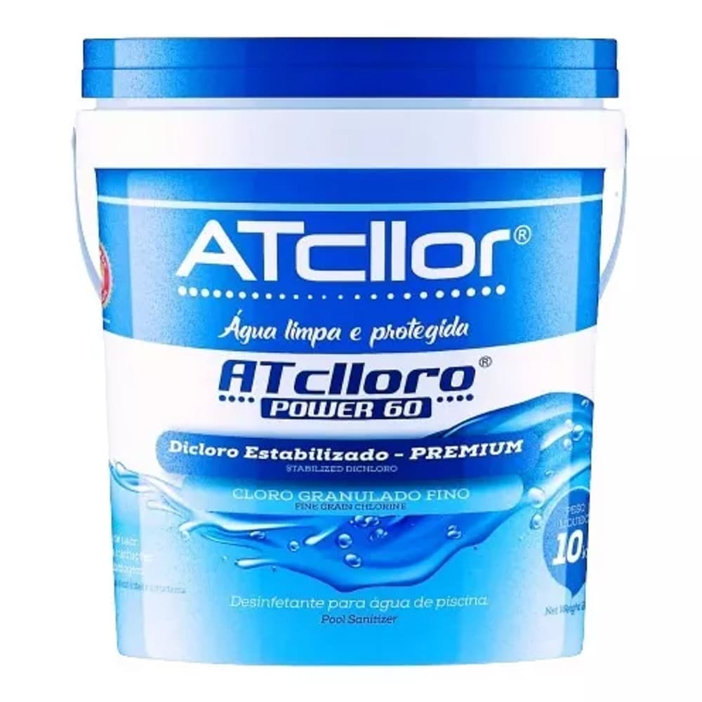 Atclloro Cloro Power 60 Balde 10Kg Atcllor