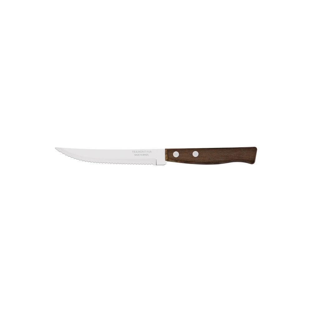 Conjunto De Facas Para Churrasco E Frutas Tradicional Com Lâminas Em Aço Inox E Cabos De