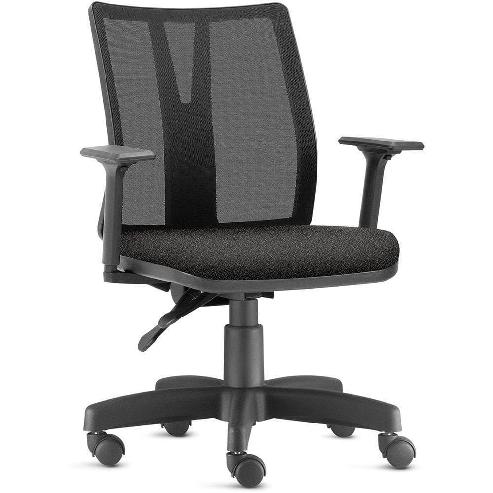 Cadeira Escritório Diretor Executiva Addit F02 Crepe Preto