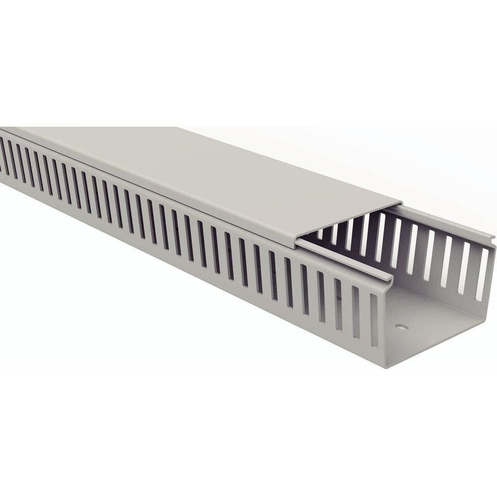Canaleta Para Painel Tramontina Semiaberta Cinza 80x50x2000mm Tramontina