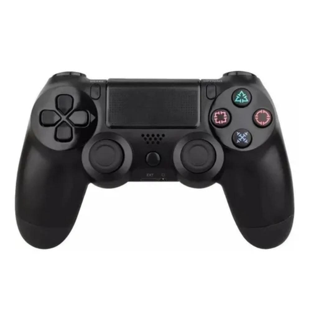 Controle Compatível Com Ps4 Sem Fio Joystick Wireless Doubleshock Preto