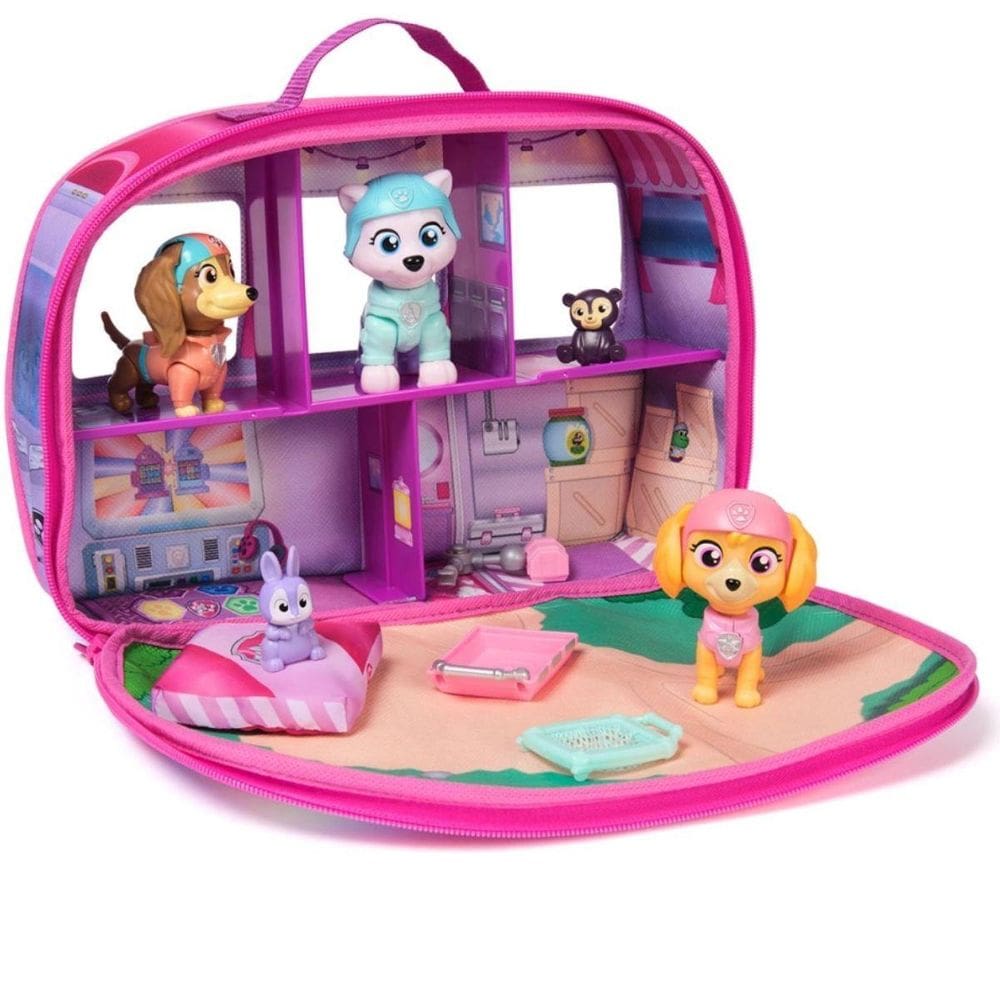 Playset Deluxe Skye Patrulha Canina Bolsa Acampamento - Sunny 4842