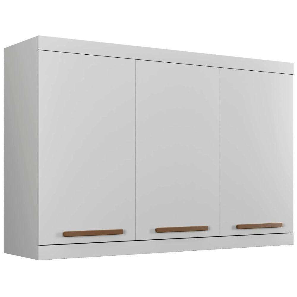 Armário Aéreo Talismã 3 Portas Branco Arte Móveis