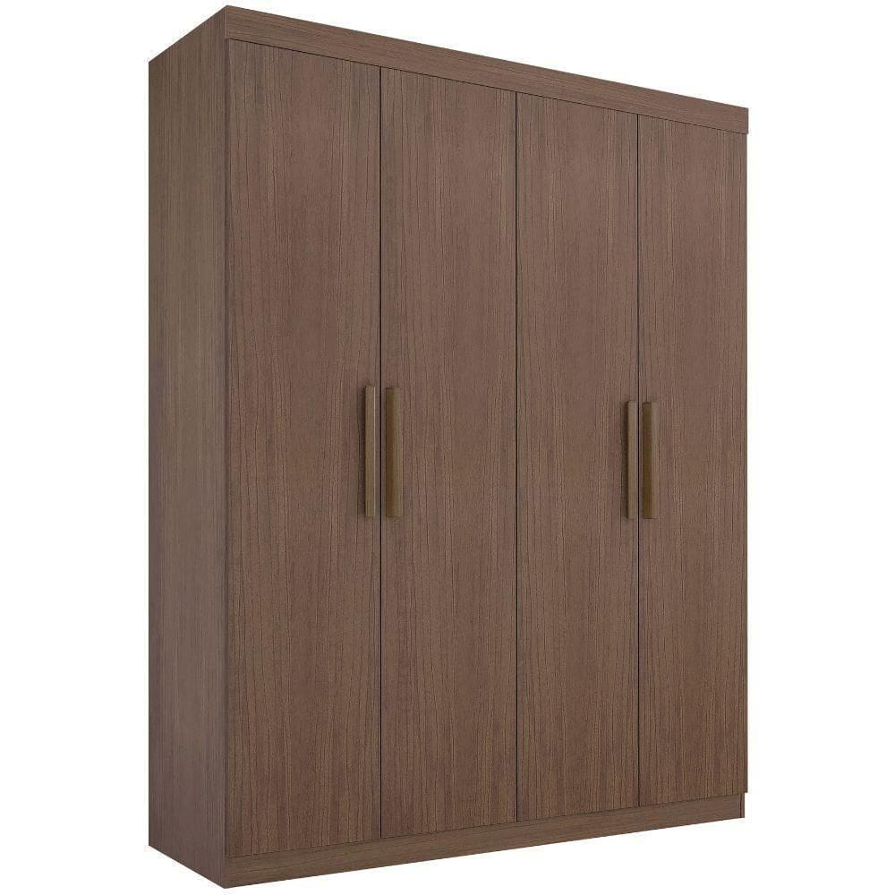 Guarda Roupa Colibri Castanho 4 Portas 3 Gavetas D?doro