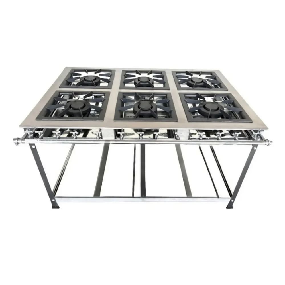 MP - Foga o Industrial 6 Bocas Duplas 30x30 P