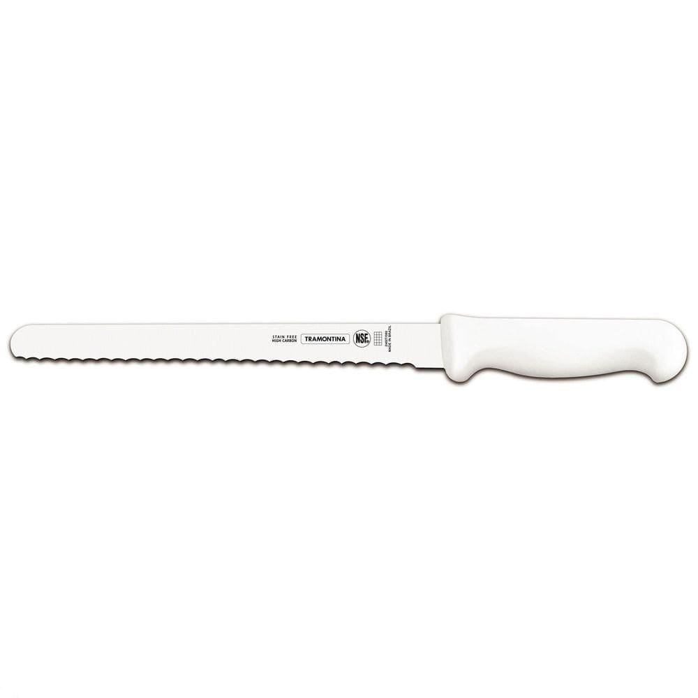 Faca Para Fiambres 10” Profissional Master Tramontina Cabo Branco Tramontina