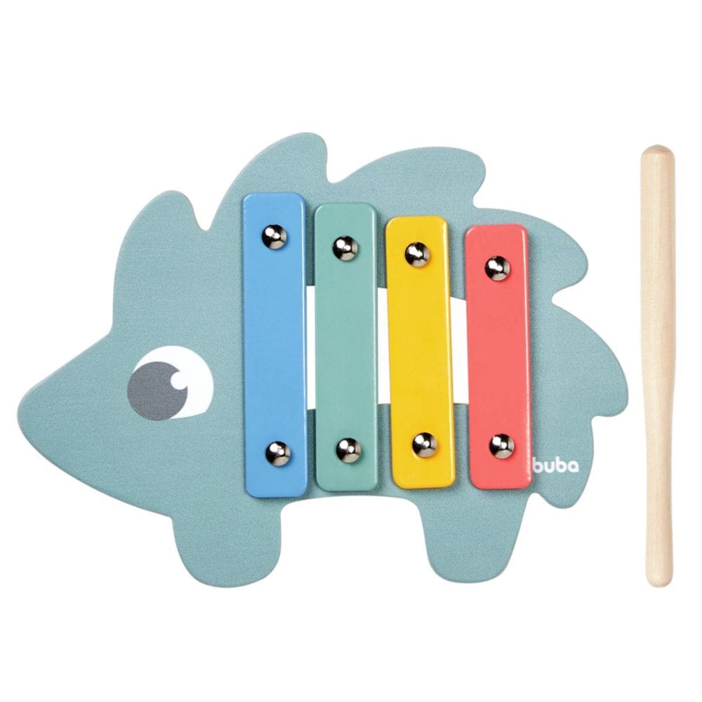 Brinquedo Infantil Educativo Xilofone Cloudy 12 Meses Notas Musicais Coloridas Buba