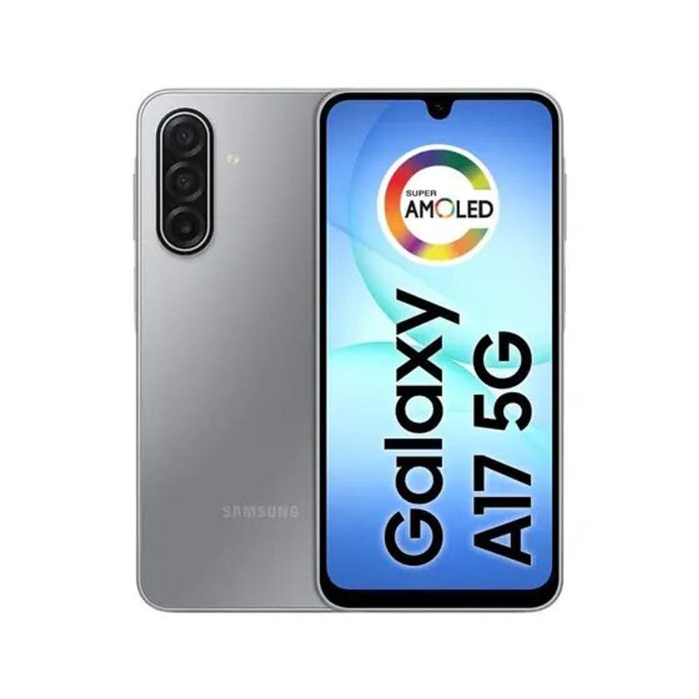 Smartphone Samsung Galaxy A17 5G 256GB - Cinza, RAM 8GB, Tela 6.7”, Câmera Tripla 50MP + Selfie 13MP