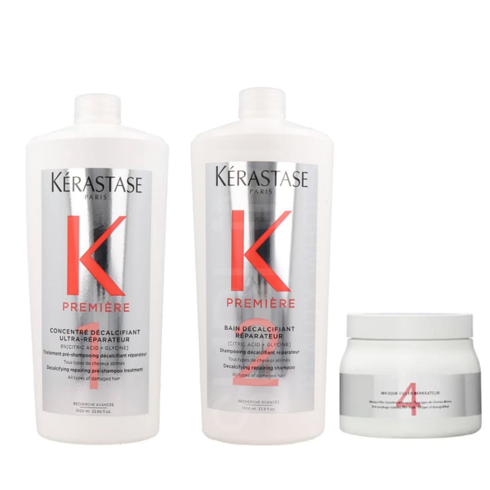 Kit Premiere Shampoo 1L + Pré Shampoo 1L + Máscara 500g