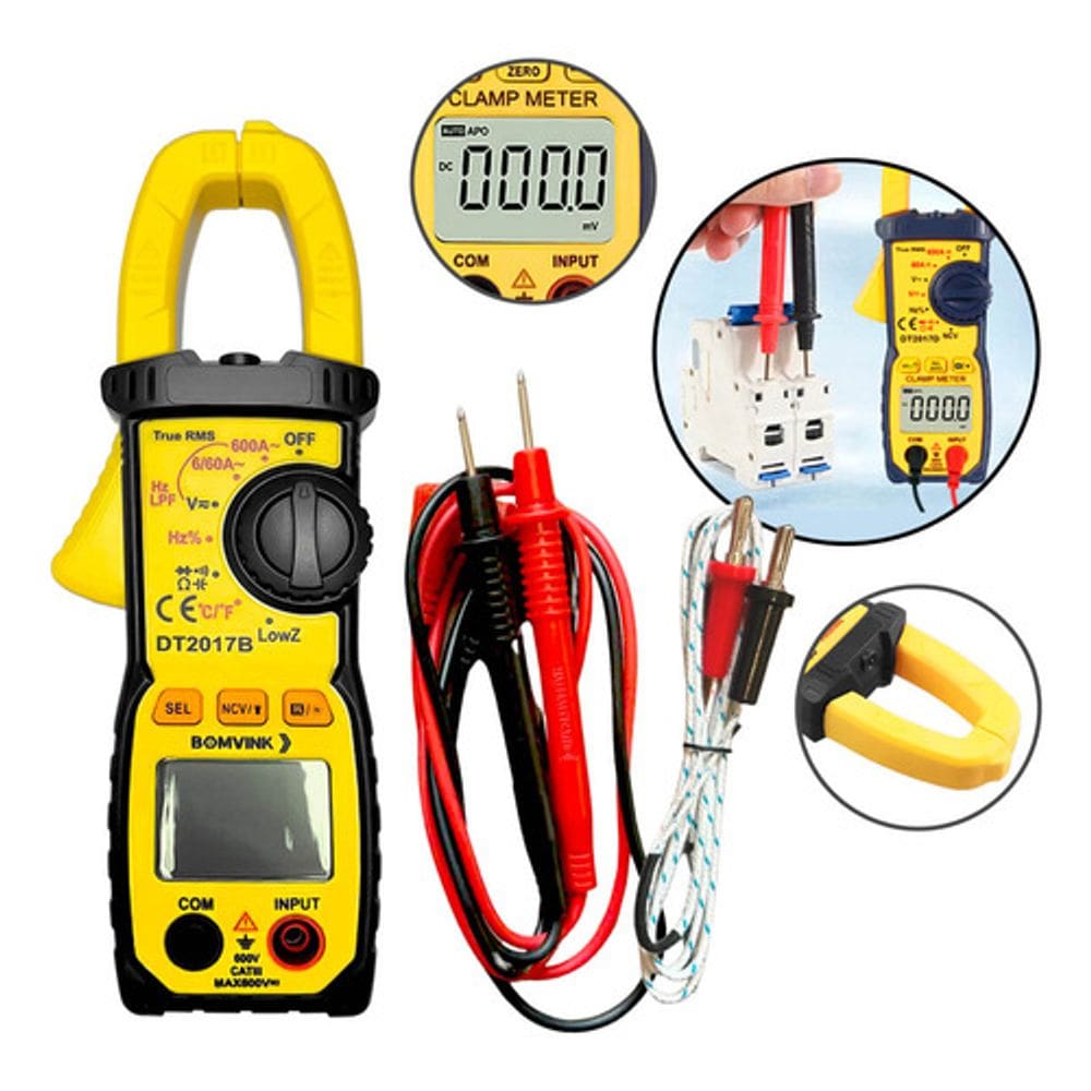 Alicate Amperímetro Digital  Multímetro Medição