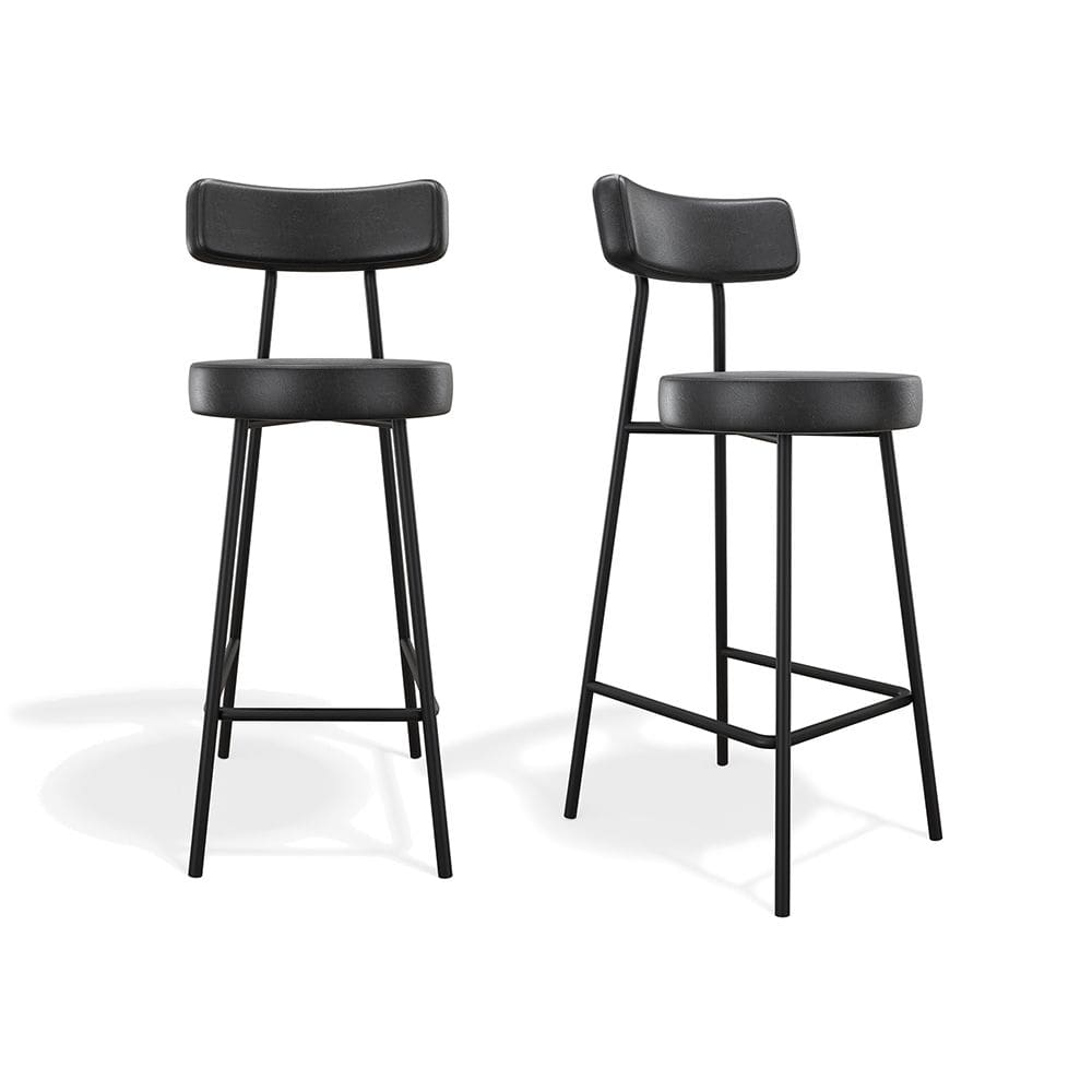 Conjunto 02 Banquetas Altas Bock Courissimo Preto - SSX Multicoisas