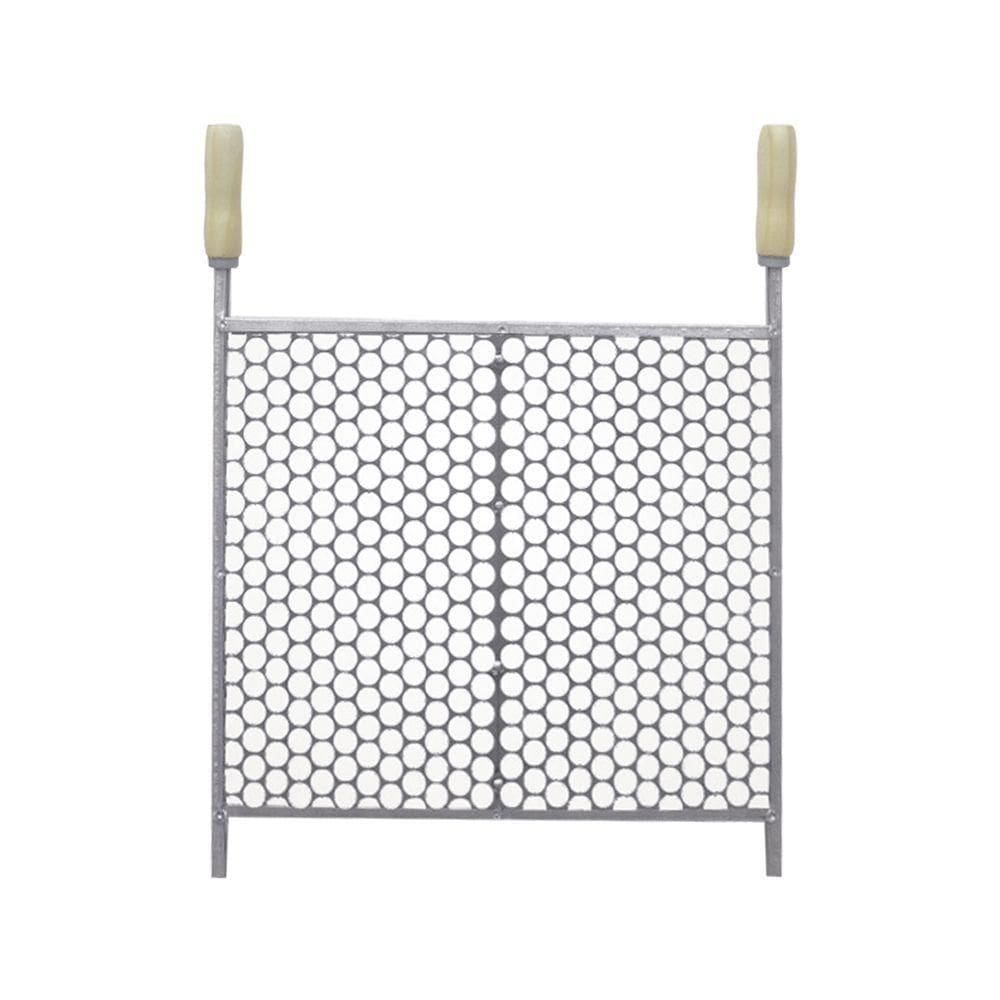 Grelha Para Churrasqueira Moeda De Inox 50x40 Perfil Galvanizado