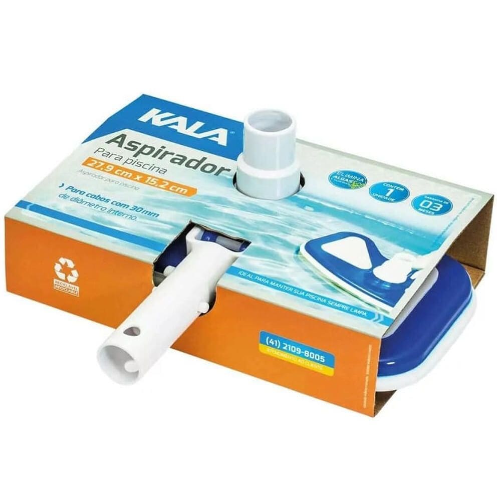 Aspirador de Piscina Angler Pool de 27, 9 x 15,2cm - 890812 - KALA