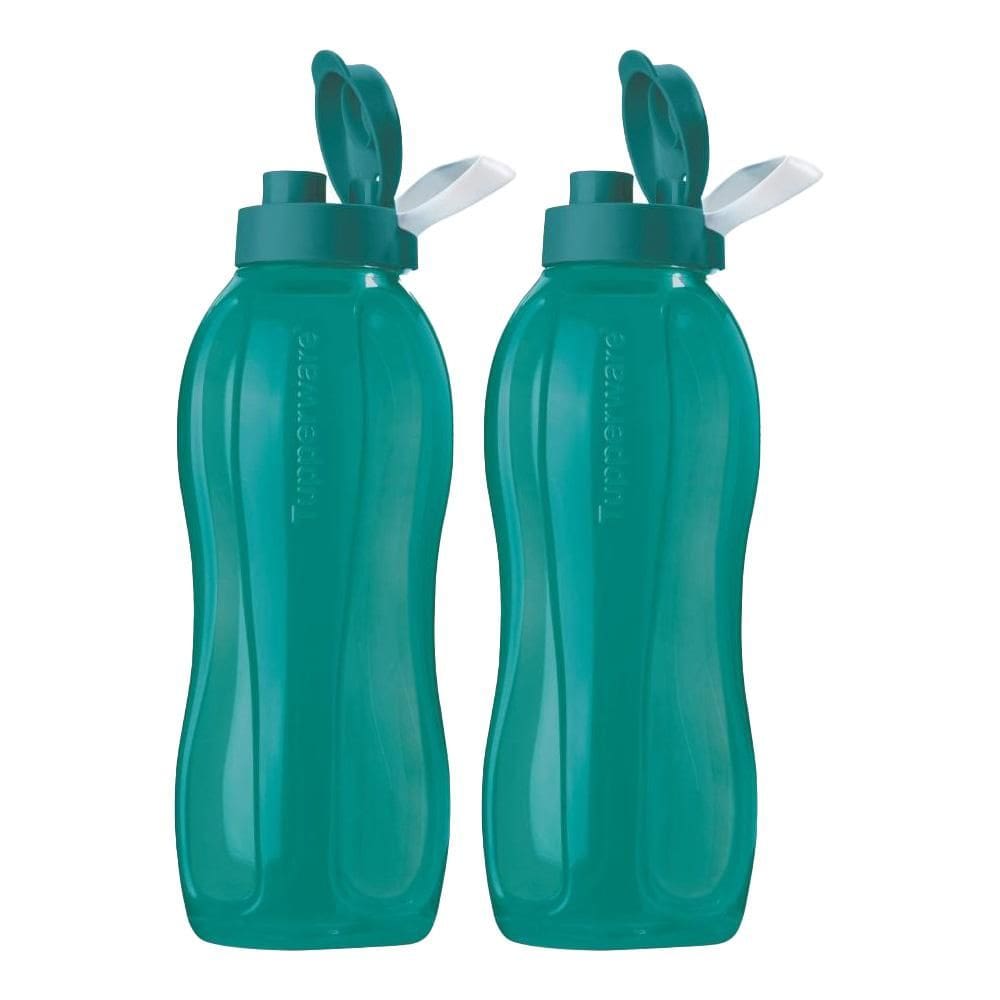Kit 2 Garrafas de Água Tupperware Eco Tupper Verde Água 1,5L