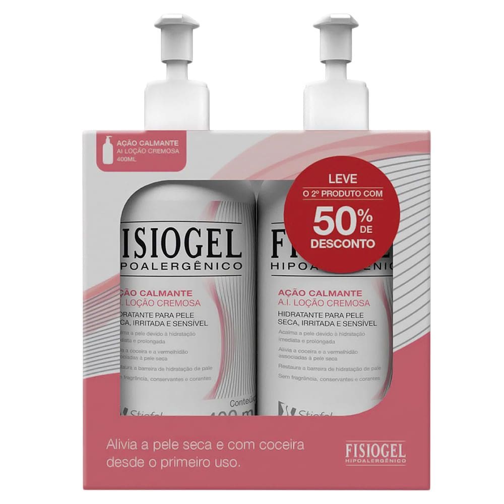 Kit Hidratante Corporal Fisiogel A.I. Ação 2 unidades 400ml Cada
