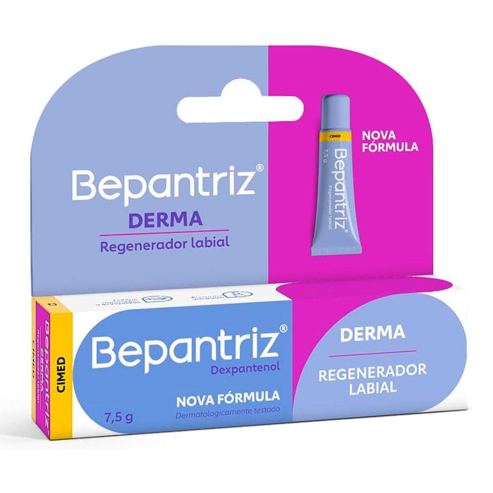 Bepantriz Derma Regenerador Labial com 7,5ml