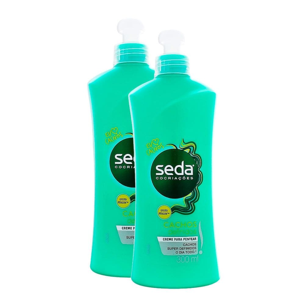 Kit 2 Creme de Pentear Seda Cachos Definidos com 300ml