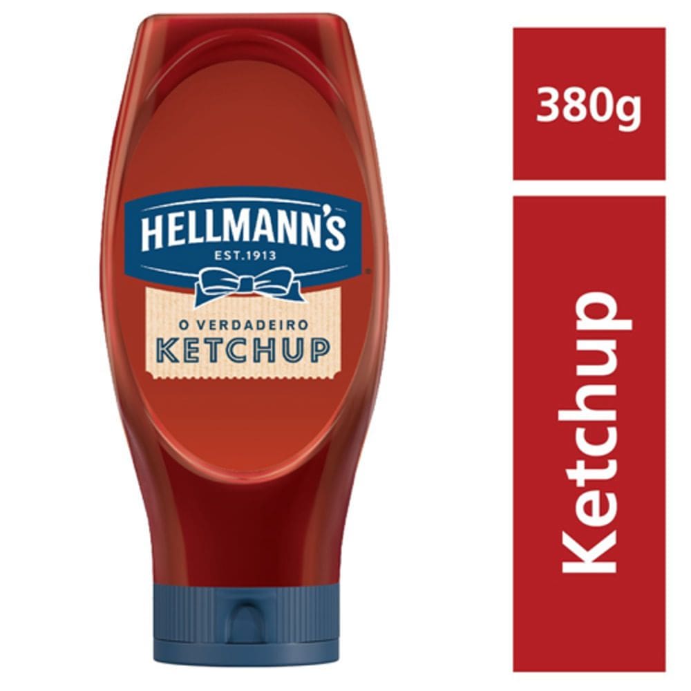 Ketchup Hellmann`s Tradicional Squeeze 380g