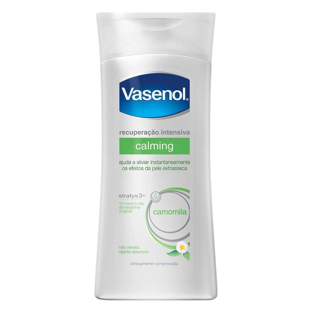 Loção Hidratante Vasenol Recuperação Intensiva Calming com 200ml