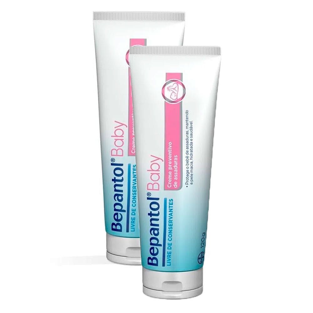 Kit 2 Bepantol Baby Creme Preventivo de Assadura 120g