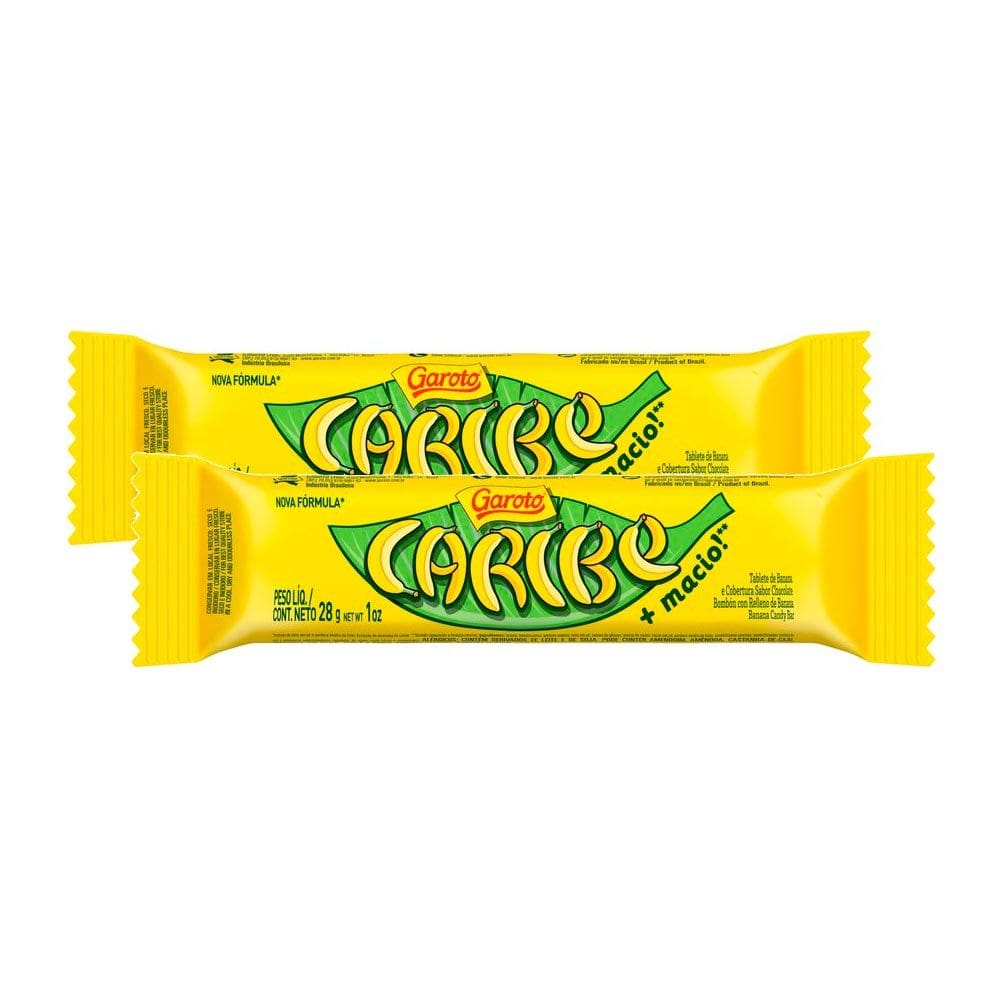 Kit 2 Chocolate Garoto Caribe 28g
