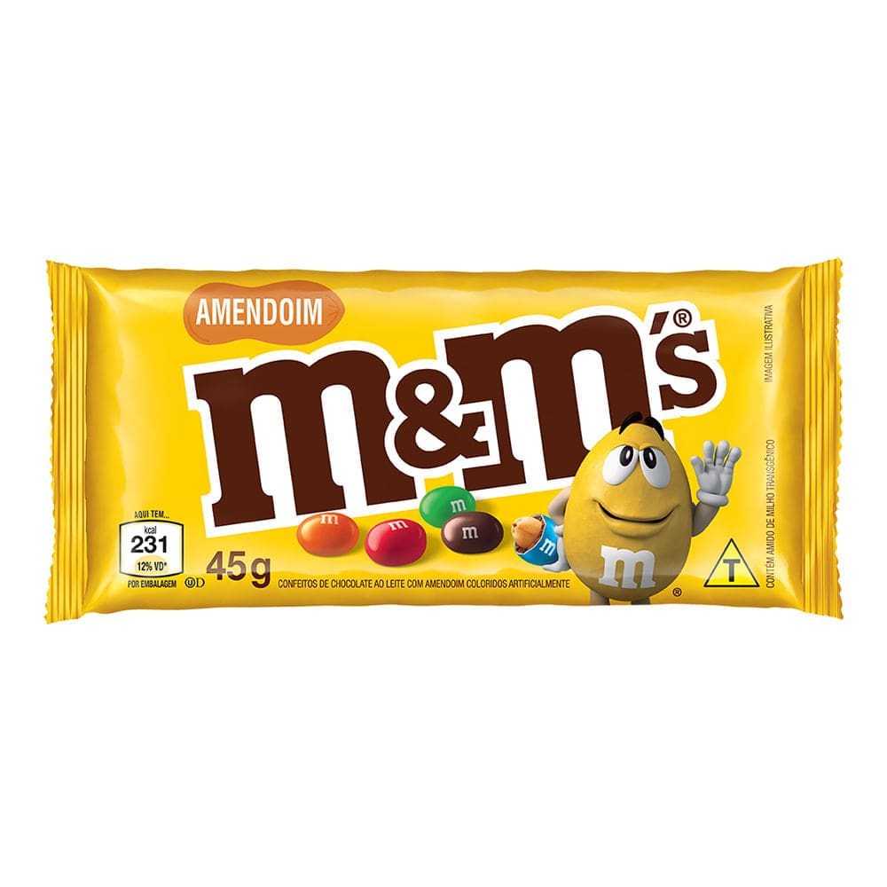 Chocolate M&M`S Amendoim 45g