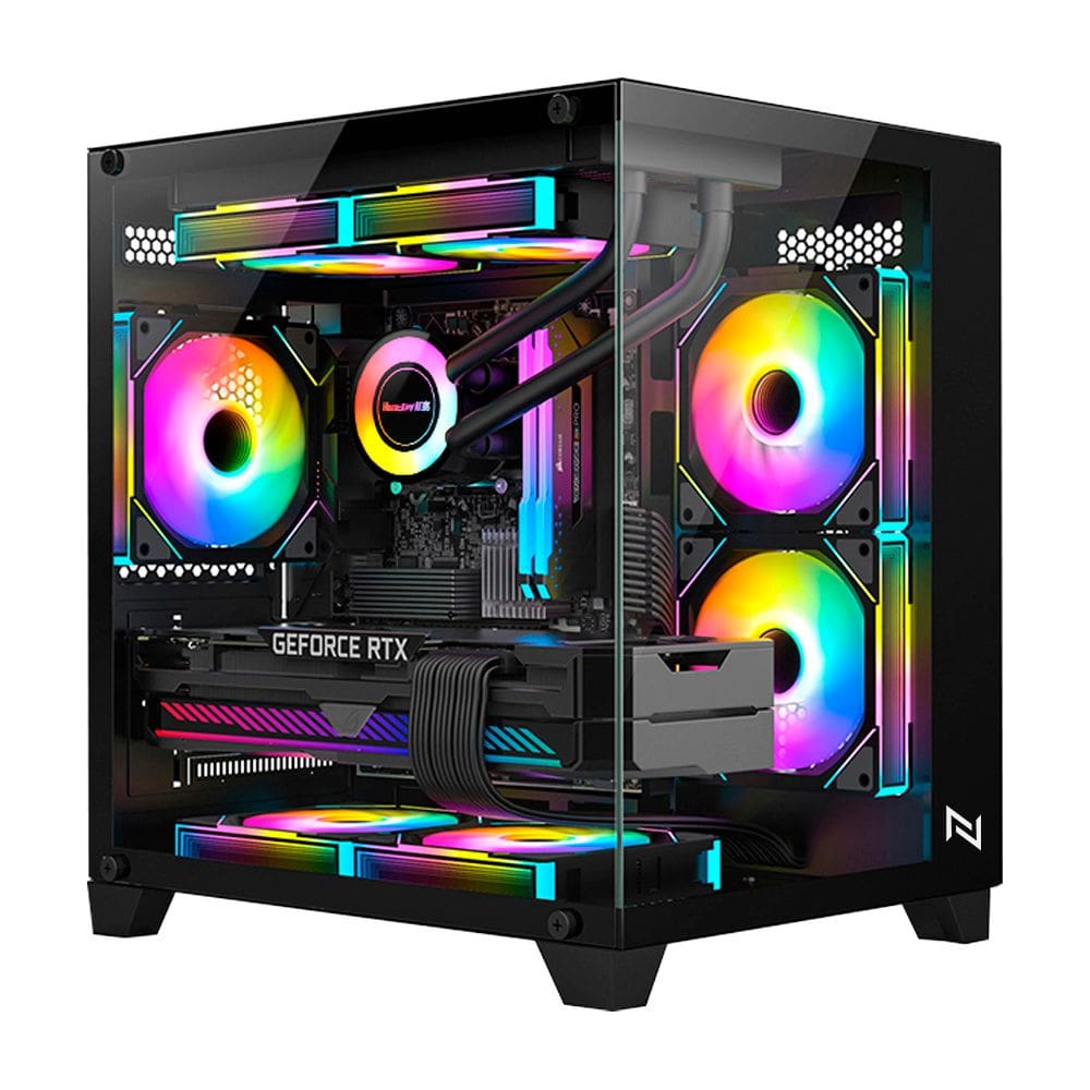 Pc Gamer Ryzen 5 4500, 16GB 3200Mhz, (RTX 5050 8GB), A520M, SSD 480GB M.2, 600W 80 Plus, 3 fans RGB, Neologic - NLI90479