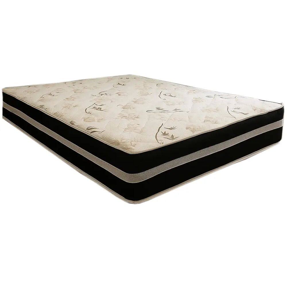 Colchão Dual Dream Casal Molas Ensacadas 22x188x138 Ortobello Cor Branco com Preto