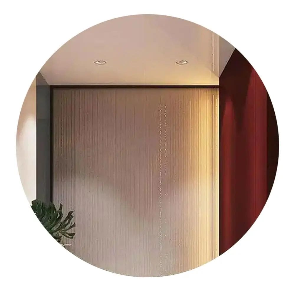 Espelho Paris Decorativo Redondo com LED RJ Decor Cor Prata