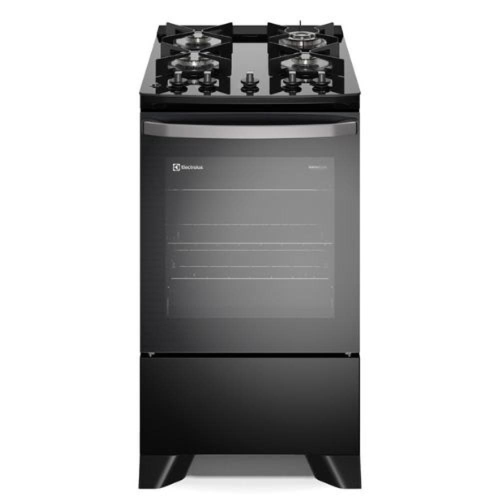 Fogão 4 Bocas Electrolux Automático Mesa de Vidro FE4GP Preto
