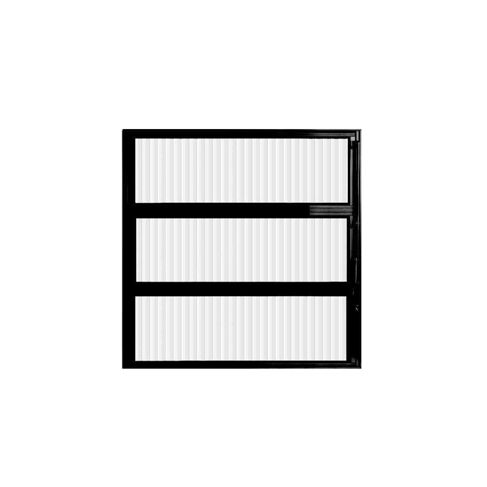 Vitro Basculante Alumínio Preto 60 (a) X 60 (l) - Hale