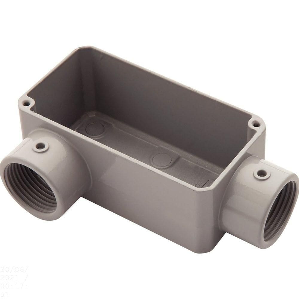 Condulete Fixo 1” Tipo ”lr” - Sem Tampa / Rosca Bsp / Com Pintura Eletrostática A Pó Tramontina