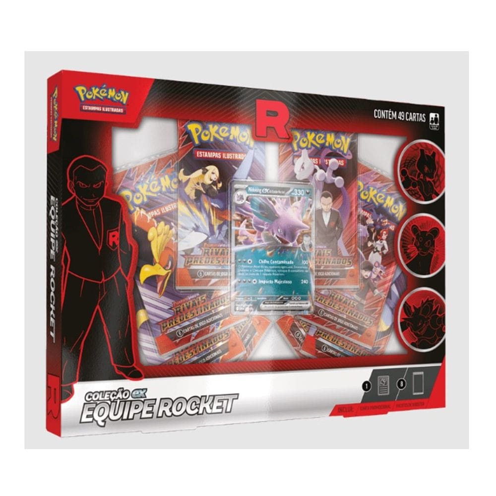 Box Coleção Ex Equipe Rocket - Copag