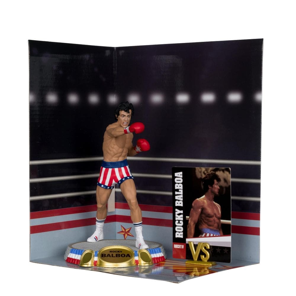 Boneco de ação McFarlane Toys Rocky Balboa Rocky IV 15cm