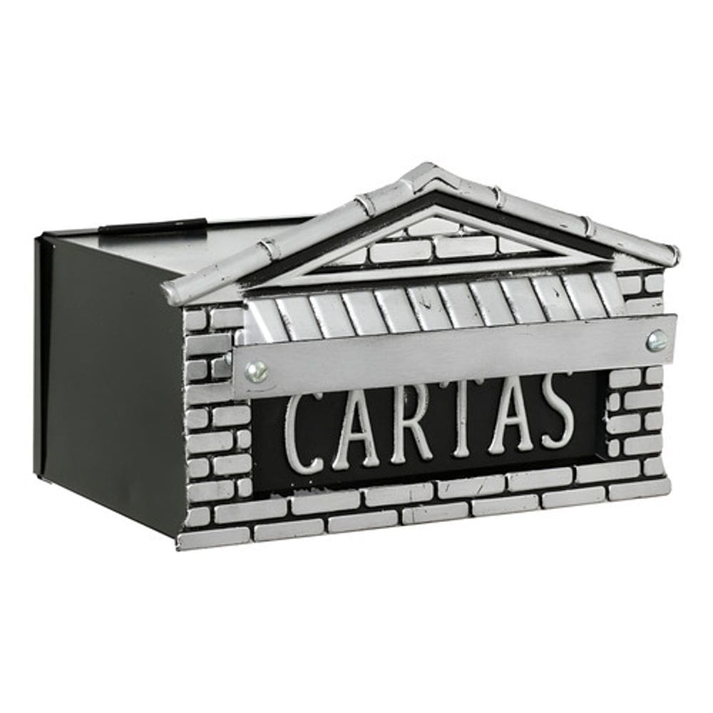 Caixa De Correio Aluminio Prata 15x20x15 Cm
