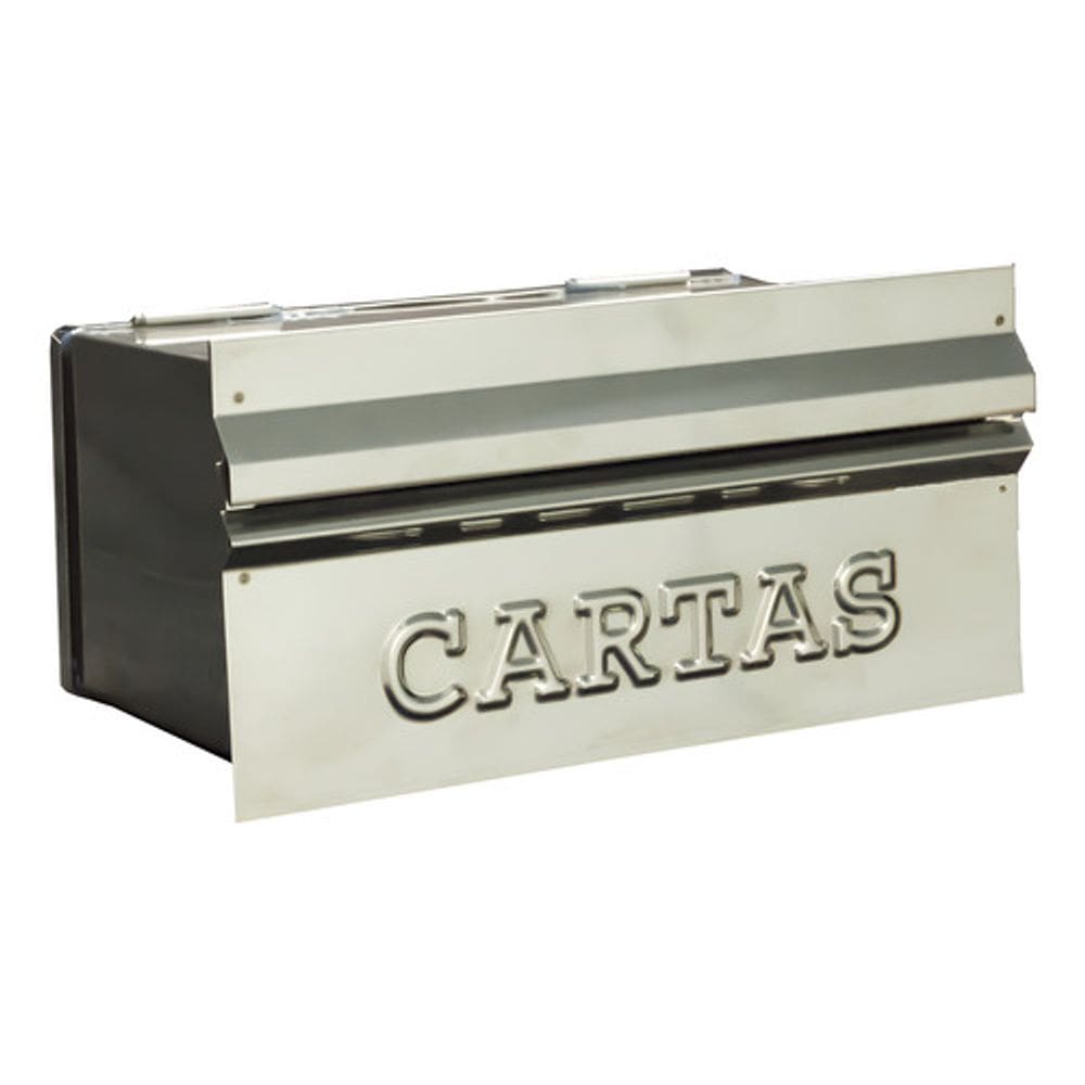 Caixa De Correio Inox Prata 15x25x13 Cm