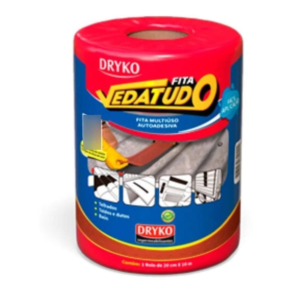 3X Manta Asfáltica Terracota Telhado Auto Adesiva- 20Cm X 10