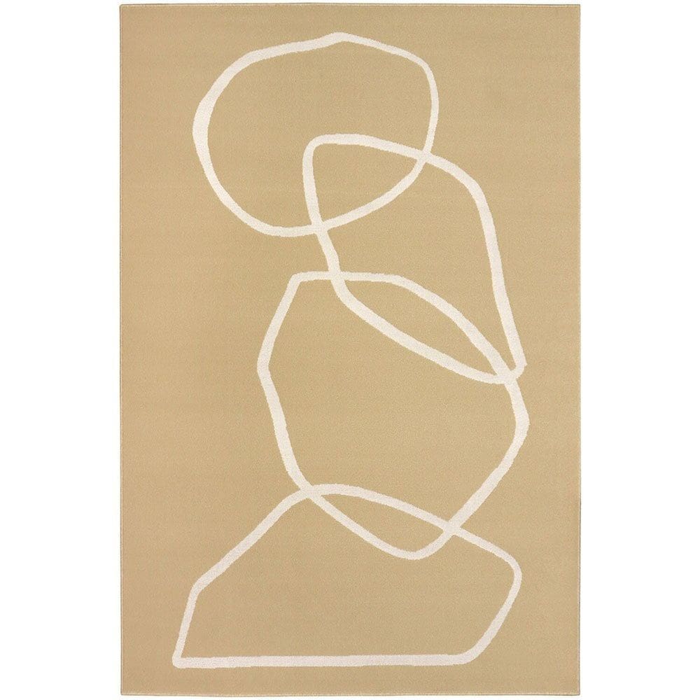 Tapete 200x300cm Lyre Tapetes São Carlos Bege