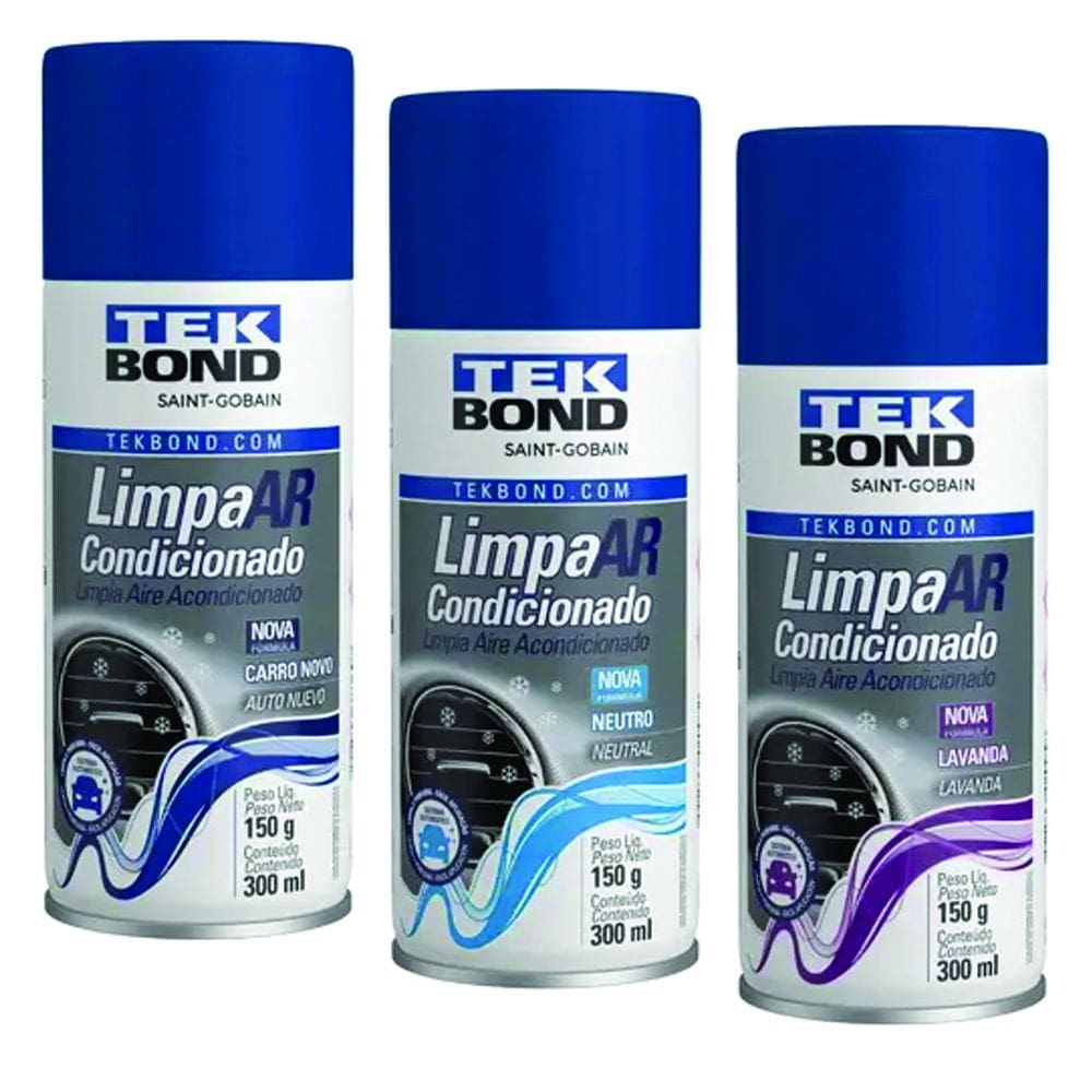 Limpa Ar Condicionado Tek Bond Automotivo NEUTRO 300ml