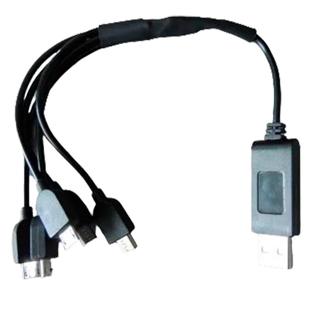 Cabo Multi Carregador V8 5 Saídas Micro Usb