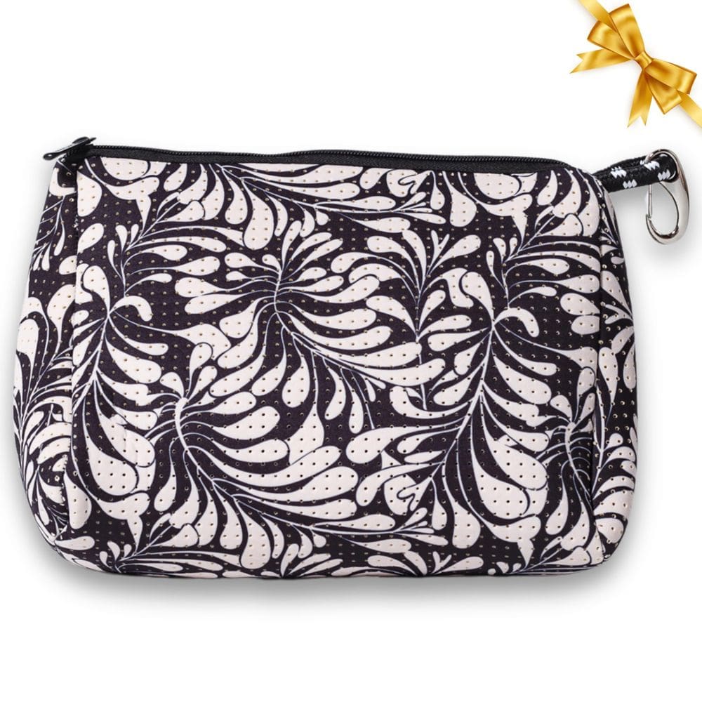 Bolsa de maquiagem grande POPUPS em neoprene impermeável 20x27x13 cm