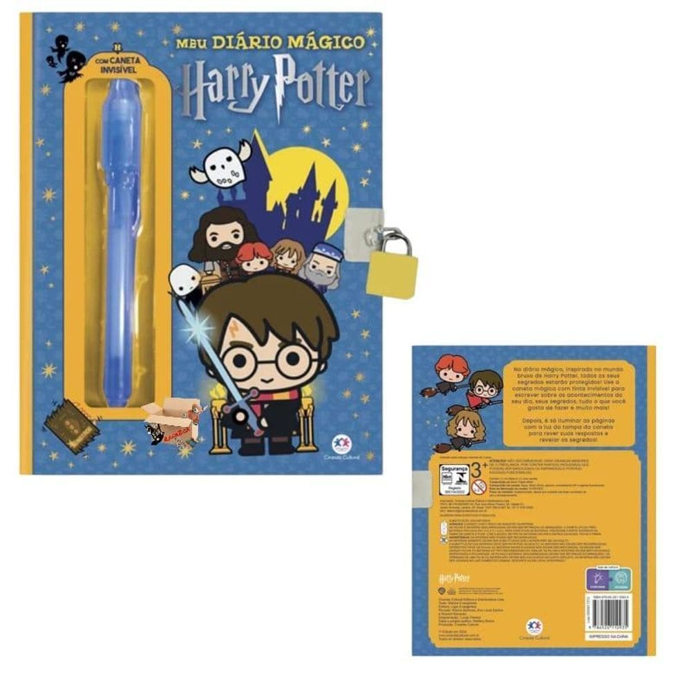 Livro Harry Potter - Meu Diário Mágico Com Caneta Especial