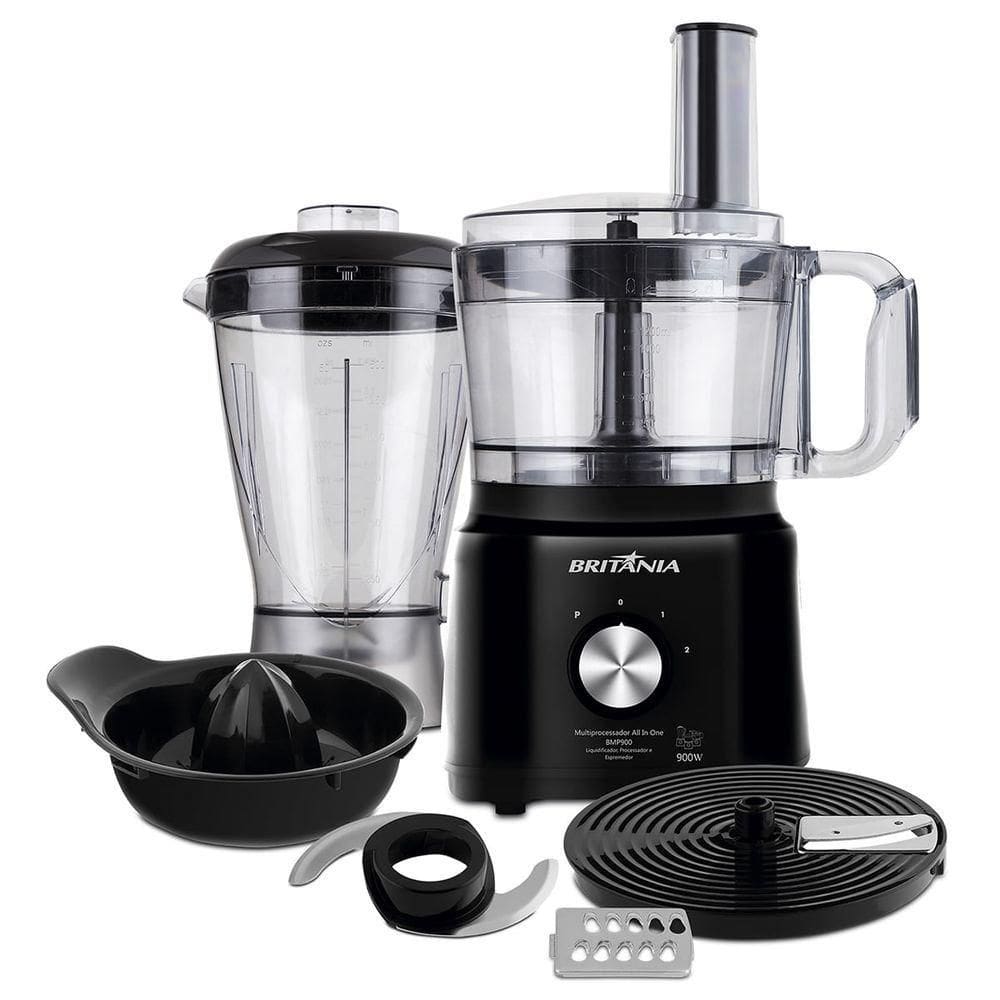 Multiprocessador Britânia 1000W5 Em 1 All In One BMP900P 110V