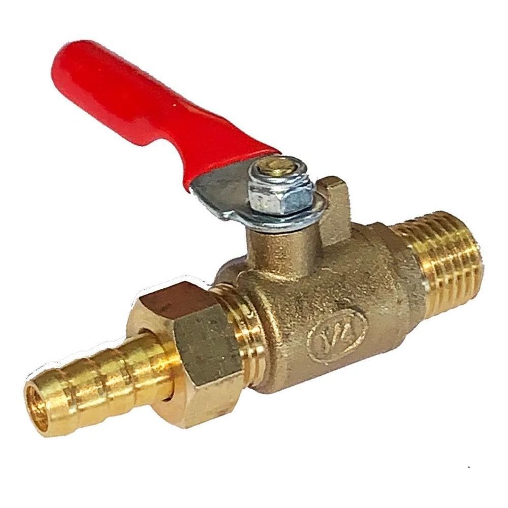 3X Registro Compressor Ar 1/4 Para Mangueira 5/16 Chiaperi