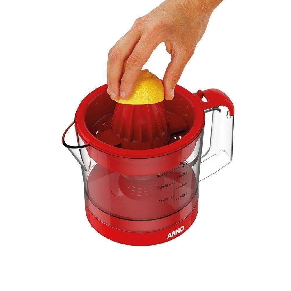 Espremedor Frutas Arno Suco Express 0,75l - Cp32 Vermelho 110V