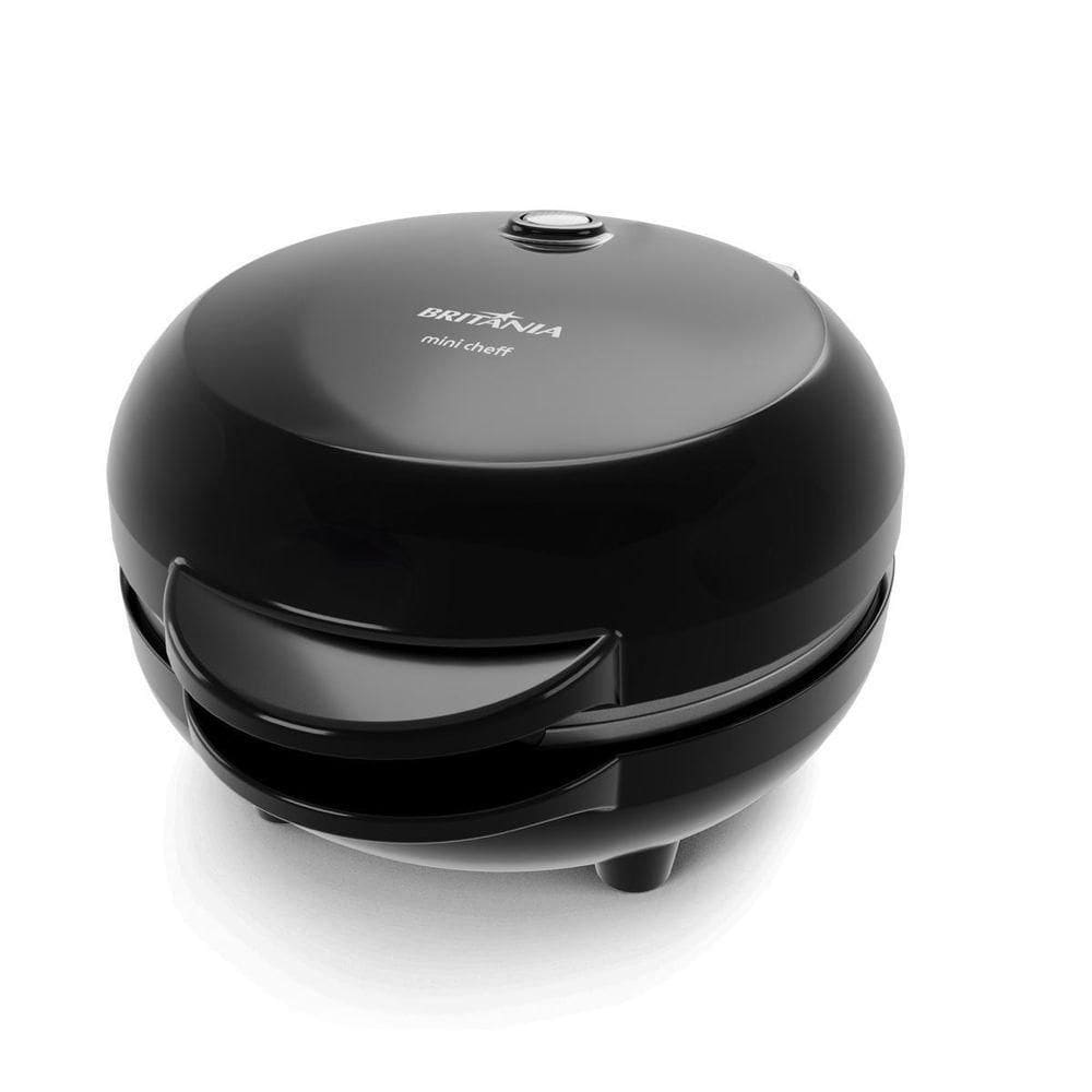 Mini Grill E Sanduicheira Britânia 550WChapas Lisas BGRE03A 110V