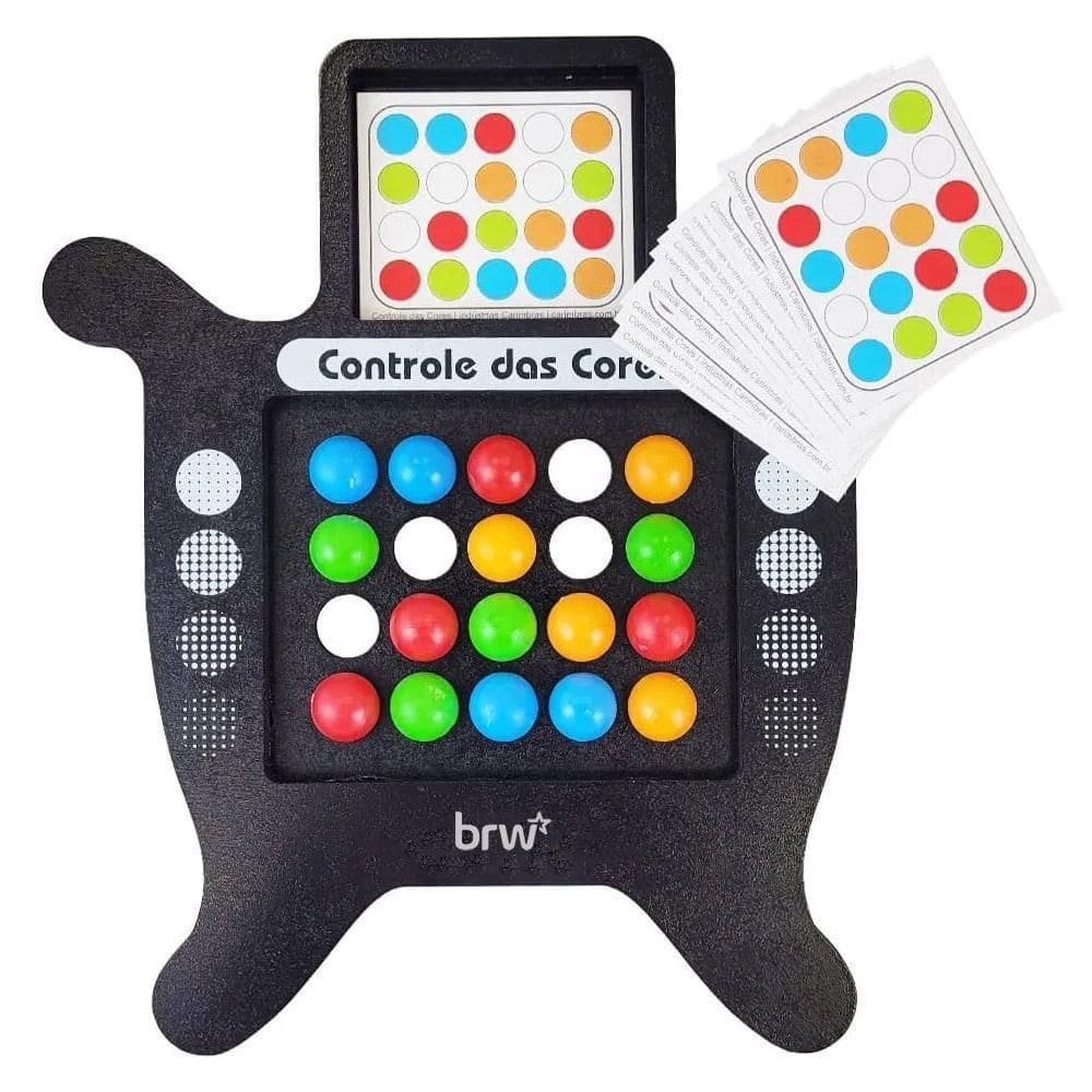 Controle Das Cores Brinquedo Educativo Brw