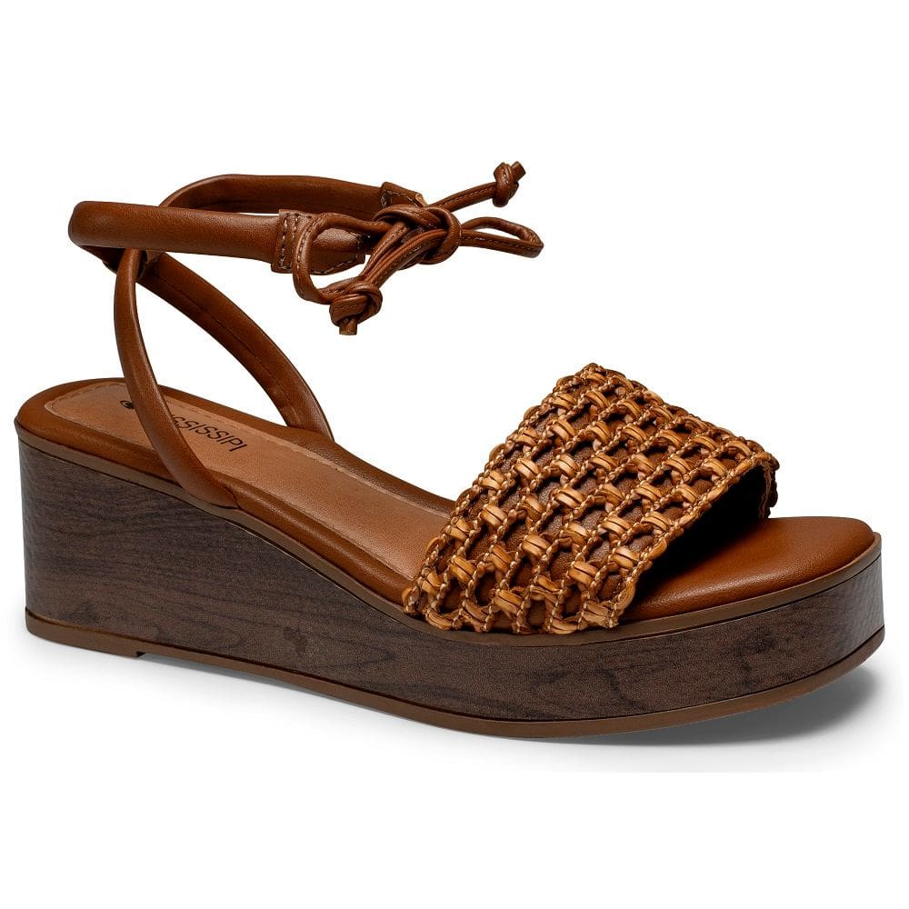 Sandália Anabela Mississipi MF493 Feminina - Preta