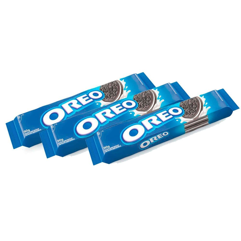 Kit 3 Biscoito Recheado Oreo Wandinha 90g
