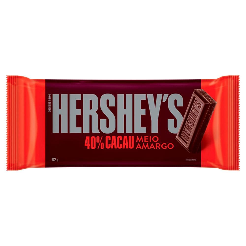 Chocolate Hershey`s Meio Amargo 82g